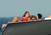 Chloe Green and new boyfriend in Saint Tropez