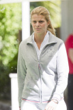 Athina Onassis beim Springreitturnier in Madrid