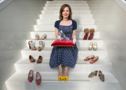 V&A shoe exhibition showcasing Cinderella's slipper