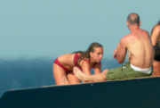 Chloe Green and new boyfriend in Saint Tropez