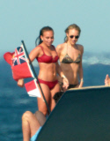 Chloe Green and new boyfriend in Saint Tropez