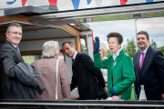 Princess Anne opens the Kelpies, Falkirk, Scotland - 08 Jul 2015