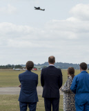 Prince William Receives A Newly Restored Spitfire