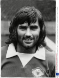 Portrait Headshot Of George Best (died November 2005) ***no Information Provided On The Orignal Of The Photograph***