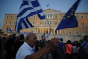 Pro Euro rally in Athens
