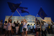Pro Euro rally in Athens