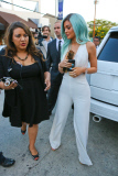 Kylie Jenner arrives at Bellami Beauty Bar for an event