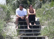 Exclusive... As They Struggle To Cope With Separation, Ben Affleck & Jennifer Garner Look Uncomfortable in The Bahamas - NO TV/ADD WEB FEES 