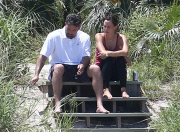 Exclusive... As They Struggle To Cope With Separation, Ben Affleck & Jennifer Garner Look Uncomfortable in The Bahamas - NO TV/ADD WEB FEES 