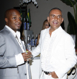 Sharon Stone takes new guy to party