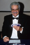 OMAR SHARIF PLAYING BRIDGE AT THE MACALLAN INTERNATIONAL PAIRS CHAMPIONSHIP, LONDON, BRITAIN - 1997