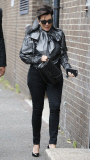 FAMEFLYNET - Kris Jenner Seen Arriving At A Studio In London To See Kendall
