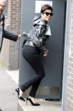 FAMEFLYNET - Kris Jenner Seen Arriving At A Studio In London To See Kendall