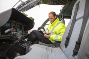 Prince William on the first day of his new job as a helicopter pilot for the  East Anglian Air Ambulance, Cambridge Airport, Britain - 13 Jul 2015