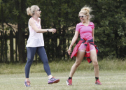 FAMEFLYNET - Exclusive: BRITS Award Winner Of Best Female Solo Artist Paloma Faith Being Put Through Her Paces