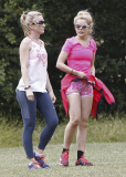 FAMEFLYNET - Exclusive: BRITS Award Winner Of Best Female Solo Artist Paloma Faith Being Put Through Her Paces