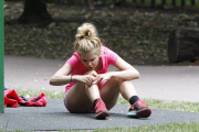 FAMEFLYNET - Exclusive: BRITS Award Winner Of Best Female Solo Artist Paloma Faith Being Put Through Her Paces