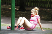 FAMEFLYNET - Exclusive: BRITS Award Winner Of Best Female Solo Artist Paloma Faith Being Put Through Her Paces