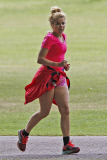 FAMEFLYNET - Exclusive: BRITS Award Winner Of Best Female Solo Artist Paloma Faith Being Put Through Her Paces
