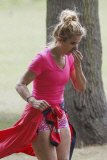 FAMEFLYNET - Exclusive: BRITS Award Winner Of Best Female Solo Artist Paloma Faith Being Put Through Her Paces