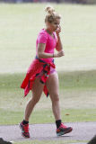 FAMEFLYNET - Exclusive: BRITS Award Winner Of Best Female Solo Artist Paloma Faith Being Put Through Her Paces