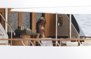 Elle Macpherson shows off her incredible bikini body in Saint Tropez