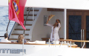 Elle Macpherson shows off her incredible bikini body in Saint Tropez