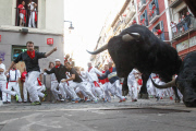 San Fermin Festival, Running of the Bulls, Pamplona, Spain - 13 Jul 2015