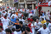 San Fermin Festival, Running of the Bulls, Pamplona, Spain - 13 Jul 2015