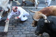 San Fermin Festival, Running of the Bulls, Pamplona, Spain - 13 Jul 2015