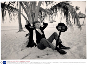 Richard Branson Businessman 1986 Richard Branson Takes His Airline To Miami On Iannaurgral Flight....then Relaxes On The Beach After A Fully Clothed Swim In The Pool. ...businessman