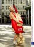 RICHARD BRANSON LAUNCHING VIRGIN.NET BROADBAND INTERNET SERVICE, LONDON, BRITAIN - 26 SEP 2002