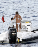 Elle Macpherson shows off her incredible body on a tiny sexy bikini in Saint Tropez