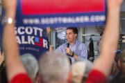 Wisconsin Gov. Walker Campaigns in South Carolina