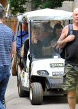 FAMEFLYNET - Exclusive: Charlize Theron Gets Caught Smoking A Cigarette On The Set Of The Huntsman