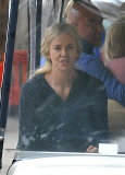 FAMEFLYNET - Exclusive: Charlize Theron Gets Caught Smoking A Cigarette On The Set Of The Huntsman