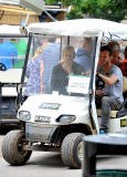 FAMEFLYNET - Exclusive: Charlize Theron Gets Caught Smoking A Cigarette On The Set Of The Huntsman