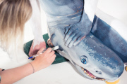 Tom Daley Transforms into a Shark to raise awareness for UK Shark Week, Britain - 13 May 2015