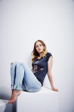 Exkl: Inez Bjorg David bei einem Fotoshooting in Berlin