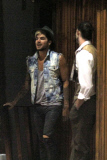 *EXCLUSIVE* Adam Lambert exchanges phone numbers with a mystery guy at Nice Guy