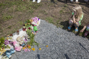 Anniversary of the tragedy of the Malaysian Flight MH17 in Hrabove village, Ukraine.