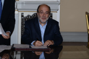 The swearing-in ceremony in Athens