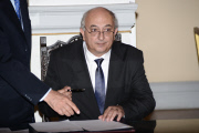 The swearing-in ceremony in Athens