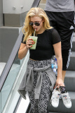 *EXCLUSIVE* Chloe Grace Moretz gets her green juice fix