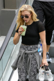 *EXCLUSIVE* Chloe Grace Moretz gets her green juice fix