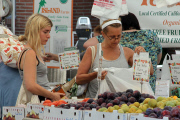 90210 alumnus Gabrielle Carteris shops for produce at Farmers Market