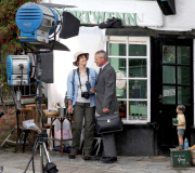 FAMEFLYNET - Exclusive: Sigourney Weaver Makes A Cameo In Doc Martin While Filming In Cornwall