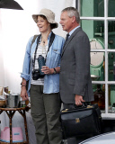 FAMEFLYNET - Exclusive: Sigourney Weaver Makes A Cameo In Doc Martin While Filming In Cornwall
