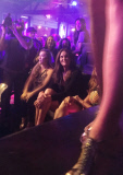 'I Am Cait' TV series on set filming at The Abbey, Los Angeles, America - 18 Jul 2015