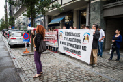 Demonstration against the Turkish government outside the Turkish Embassy, Brussels, Belgium - 20 Jul 2015